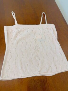Banana Republic Vintage Beaded Tank Top Sweater NWT.